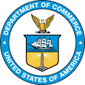 A seal of the US Department of Commerce