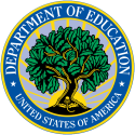 A seal of the US Department of Education