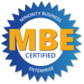 A certification seal for Minority Business Enterprise