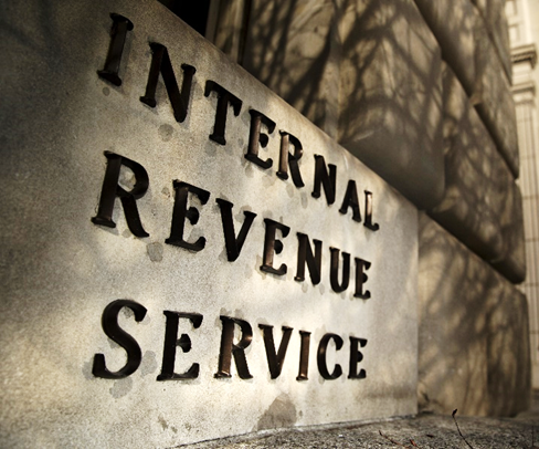 The exterior of an Internal Revenue Service